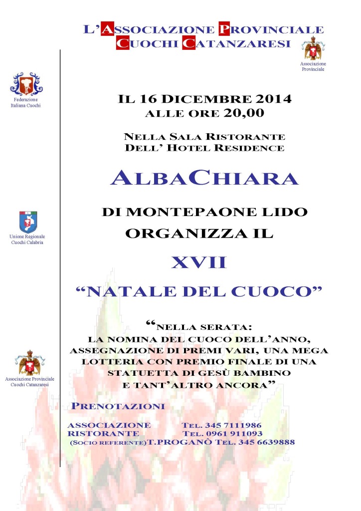 XVII Natale del Cuoco